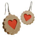 Biscuit Bliss | Dangling Biscuit Earrings