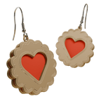 Biscuit Bliss | Dangling Biscuit Earrings