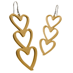 Drops Of Love | Dangling Heart Earrings