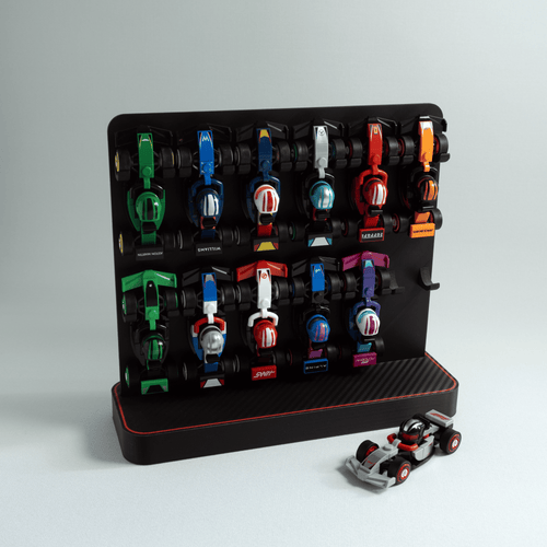 Displaystandaard voor LEGO® F1 miniauto's