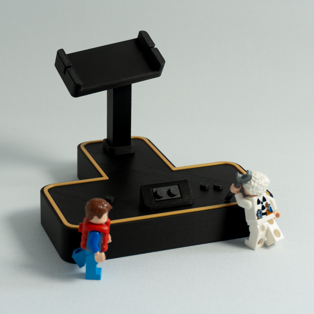 Stand voor de LEGO® Back to the Future® Delorean auto